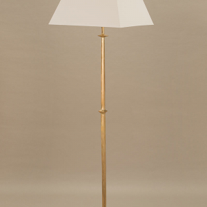 Lampadaire pied en bronze massif doré Mancha, Objet Insolite, Luminaires  en bronze